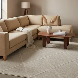 KADIMA DESIGN Teppich, Beige, 80x150 cm, – Böden, Teppiche, Outdoorteppiche