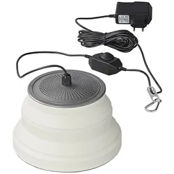 ProPlus 440307 Hängelampe LED faltbar Silikon weiß Ø15cm Campinglampe