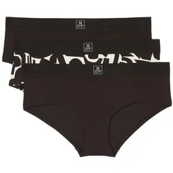 Panty MARC O'POLO "Essentials", Damen, Gr. L, schwarz print, schwarz, Obermaterial: 95% Baumwolle, 5% Elasthan, körpernah, Unterhosen, In verschiedenen Farbkombinationen