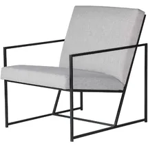 jan kurtz Sessel Style Polyester 62 x 75 x 78 cm Grau