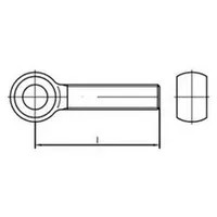 F. REYHER Nchfg. GmbH & Co. KG Augenschraube DIN 444 Form LB M16 x 200 10 Stück