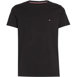 Tommy Hilfiger Core Stretch Slim Fit C Kurzarm-T-Shirt Black M