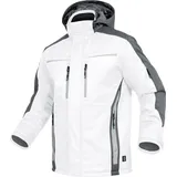 Leibwächter Winter-Softshelljacke Flex-Line Gr. 4XL weiß/grau