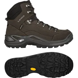 Lowa Renegade GTX Mid Herren dunkelbraun/schwarz 44