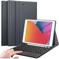 Fintie Tastatur Hülle für iPad (9. / 8. und 7. Generation - 2021/2020/2019) Space Grau