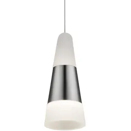 GLOBO Hängeleuchte 1-flg. 12 cm rund nickel matt Acryl