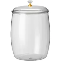 KESOTO Küchenbehälter mit Deckel für Die Aufbewahrung von Lebensmitteln, Transparent, für Getreide, 17.5 L