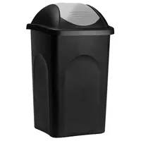 DEUBA Mülleimer 60 l Schwarz