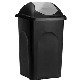 DEUBA Mülleimer 60 l Schwarz