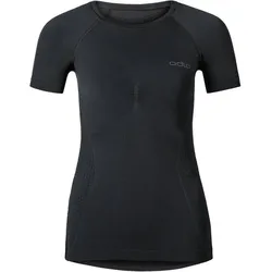 ODLO Damen Funktionsunterhemd "Evolution Warm, black - odlo graphite grey, L