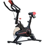 Homcom Fitnessfahrrad schwarz/rot