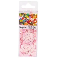 Rayher Streu-Pailletten rosa glatt Ø 6,0 mm 4.000 St.