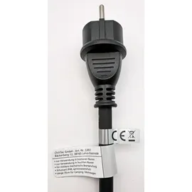 ChiliTec CEE Adapter Kabel 35 cm Schwarz