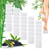 Detox Fußpflaster, natürliche, tiefenreinigende Fußpads zur Entfernung von Giftstoffen, Verbesserung der Schlafqualität, Stressabbau und Förderung der Durchblutung, 30 Stück