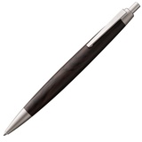 Lamy 2000 blackwood Kugelschreiber – edler Kuli mit Gehäuse aus Grenadillholz und Palladium-Finish – perfekt ausbalanciert - inkl. Großraummine M 16 in Stichbreite M in schwarz