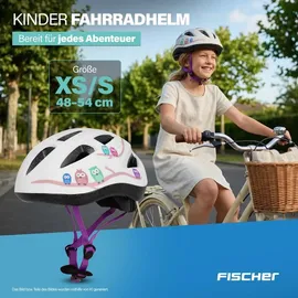 Fischer Eule 48-52 cm Kinder weiß/bunt