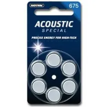 Varta Hörgerätebatterien Typ 675/PR44/1.45V/4600/Retail Zik-Luft blau 6 St.