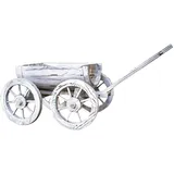 Hti-Living Holzhandwagen 1 St. Weiß