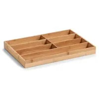 Zeller Bamboo Besteckkasten 44 x 30,6 x 4,3 cm