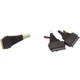 Broadcom - Internes SAS-Kabel - Slim SAS (SFF-8654) (M) zu U.2 (SFF-8639) - 1 m
