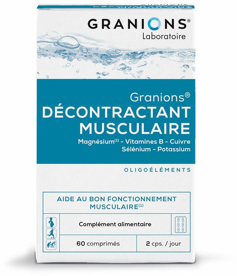 Granions® Décontractant musculaire 60 pc(s) comprimé(s)