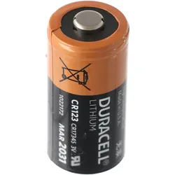 Duracell Batterie Lithium, CR123A, 3V Photo, Ultra, Lose Ware Bulk 1-Pack