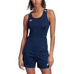 Unterhemd adidas Wms T19 Tank-shirt. Blau. Damen BLAU|navyblau|WEISS XS