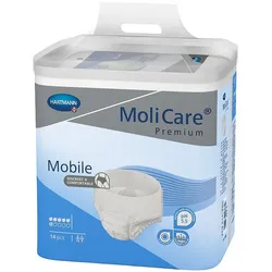 MoliCare Premium Mobile 6 Tropfen Gr. L, Einweg-Inkontinenzunterwäsche für Männer und Frauen. Sie bieten vollen Schutz Mobilität Einweghosen 14 St Unisex