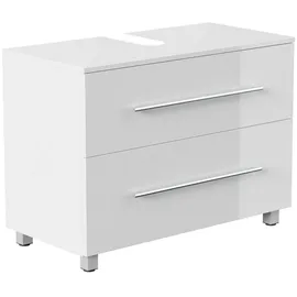 Posseik Waschtischunterschrank MONDIAL 85 weiß glanz 85,0 x 41,6 x 63,0 cm