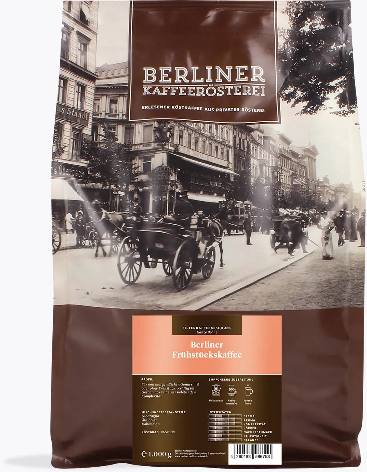 Berliner Kaffeerösterei Berliner Frühstückskaffee 1kg