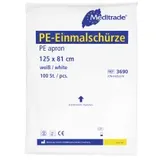 Meditrade PE Einmalschürze (weiß) 100 St