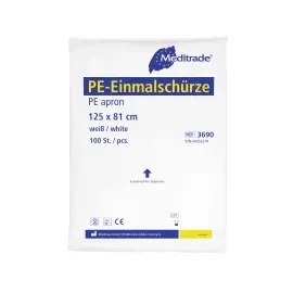 Meditrade PE Einmalschürze (weiß) 100 St