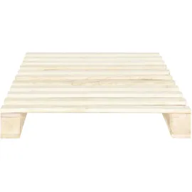 vidaXL Palettenbett Massivholz Kiefer 100×200 cm