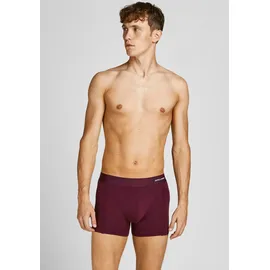 JACK & JONES Jacbasic BAMBOO Trunks 3 PACK Noos (Packung, 3 St.), rot