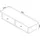 [en.casa] Wandregal Geeste 60 x 15 x 10 cm Hellgrau