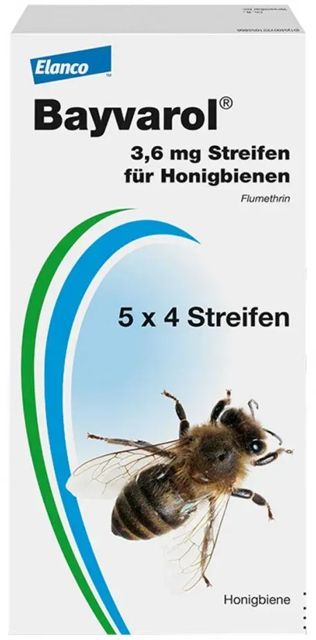 Bayvarol Streifen für Honigbienen gegen Varroa-Milben