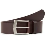 Tom Tailor Gürtel Leder 4 cm breit Braun 85