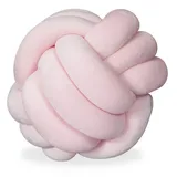 Relaxdays Knotenkissen 25 x 25 cm Rosa