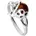 Ostsee-Schmuck Fingerring Ostsee-Schmuck Ring Marienkäfer Ring Marienkäfer 44 silber 44 14 0 silber Fingerring
