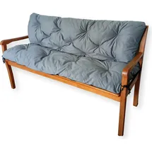 4L Textil Gartenbankauflage 150 x 50 x 50 cm grau 2 St.