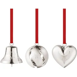 Georg Jensen - Geschenk-Set 2024 (3 tlg.), palladium
