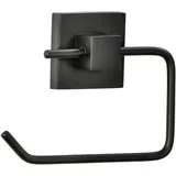 Fackelmann Toilettenpapierhalter New York/hochwertiger Klorollenhalter fürs Bad/Maße (b x H x T): ca. 12,5 x 10 x 3,5 cm/Accessoire fürs Badezimmer/kubisches Industriedesign/Farbe: Schwarz'-