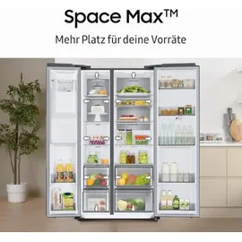 Samsung RS80F66KBFEF RS80F Side-by-Side (635 l, 1784 mm hoch, Schwarz)