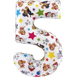 GRABO Folienballon Paw Patrol Zahl 5 FL225-P 66cm