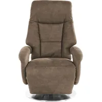 sit&more TV-Sessel Enjoy Kunstleder 74 x 111 x 77 cm Braun mit Motor und Aufstehhilfe