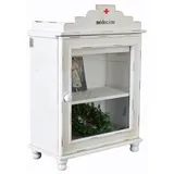 Medizinschrank Wandschrank Shabby Chic Arzneischrank Hängevitrine 35 cm Antik mxa061 Palazzo Exklusiv