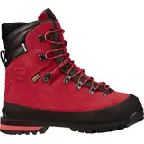 KOX Schnittschutzstiefel / Schnittschutzschuhe TRE Rot Größe 46  | S3 | Forst | Atmungsaktive Polsterung  | Wasserdicht - Rot - 46