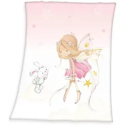 Herding Plaid  Little Fairy Fee , mehrfarbig , Fleece , Maße (cm): B: 130 H: 1