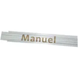 Heka Zollstock Manuel 2 m, weiß