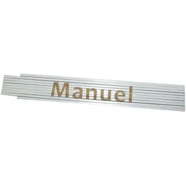 Heka Zollstock Manuel 2 m, weiß